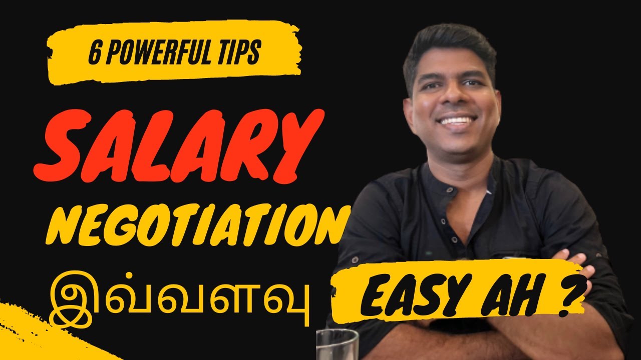 TOP 6 Salary Negotiation Tips in Tamil | How to get the Salary you deserve | Leslie's Voice