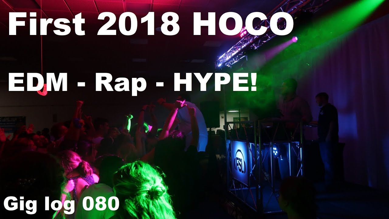 DJ GIG LOG 080 | Insane School dance | Trussing and Stage Setup | FSL School Dances | MHS hoco 2018
