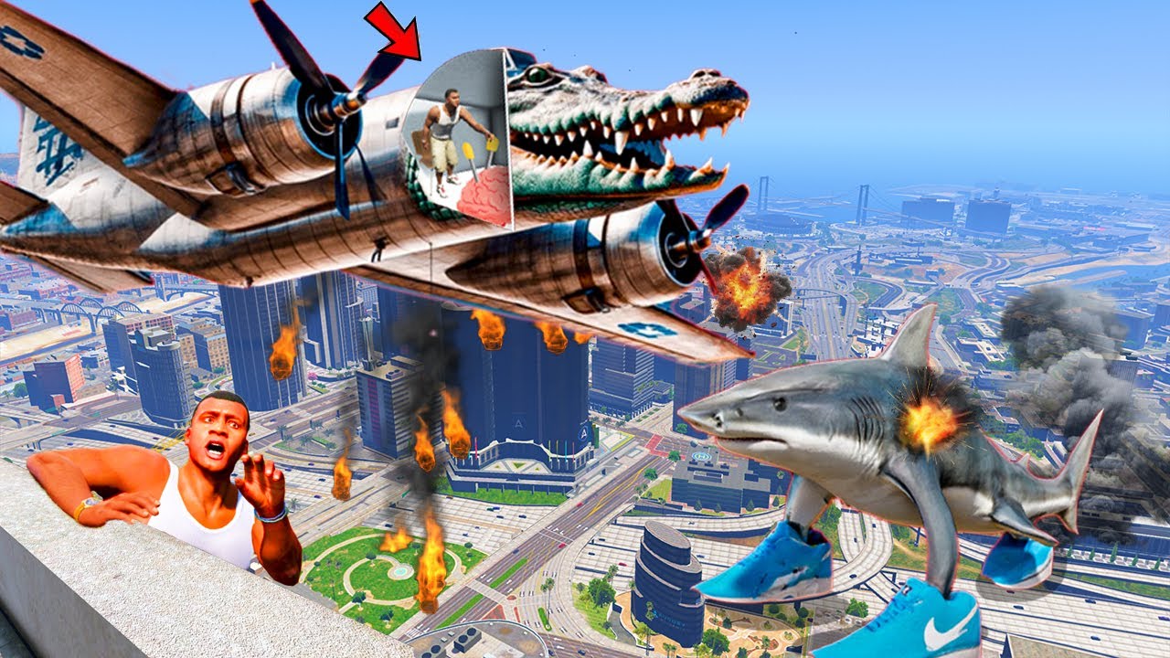 БОМБАРДИНО КРОКОДИЛО ҚАЛАНЫ БОМБЫЛАДЫ (GTA V)