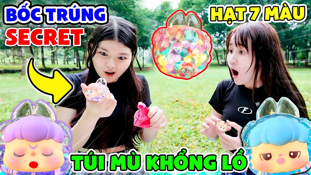 Khui Túi Mù Mô Hình Nước Khổng Lồ Trong Rừng | Trúng Luôn Secret - Vê Vê Channel