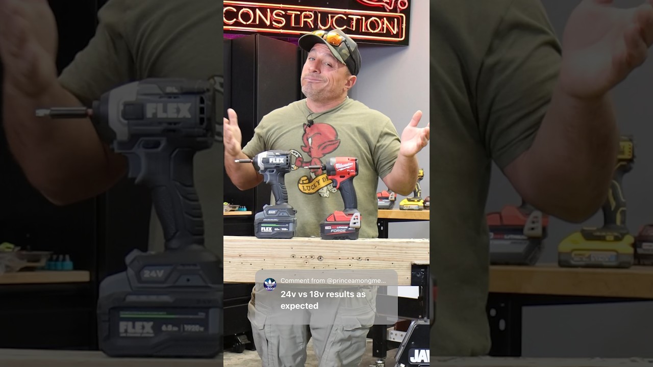 Higher Voltage Cordless Tools Better?