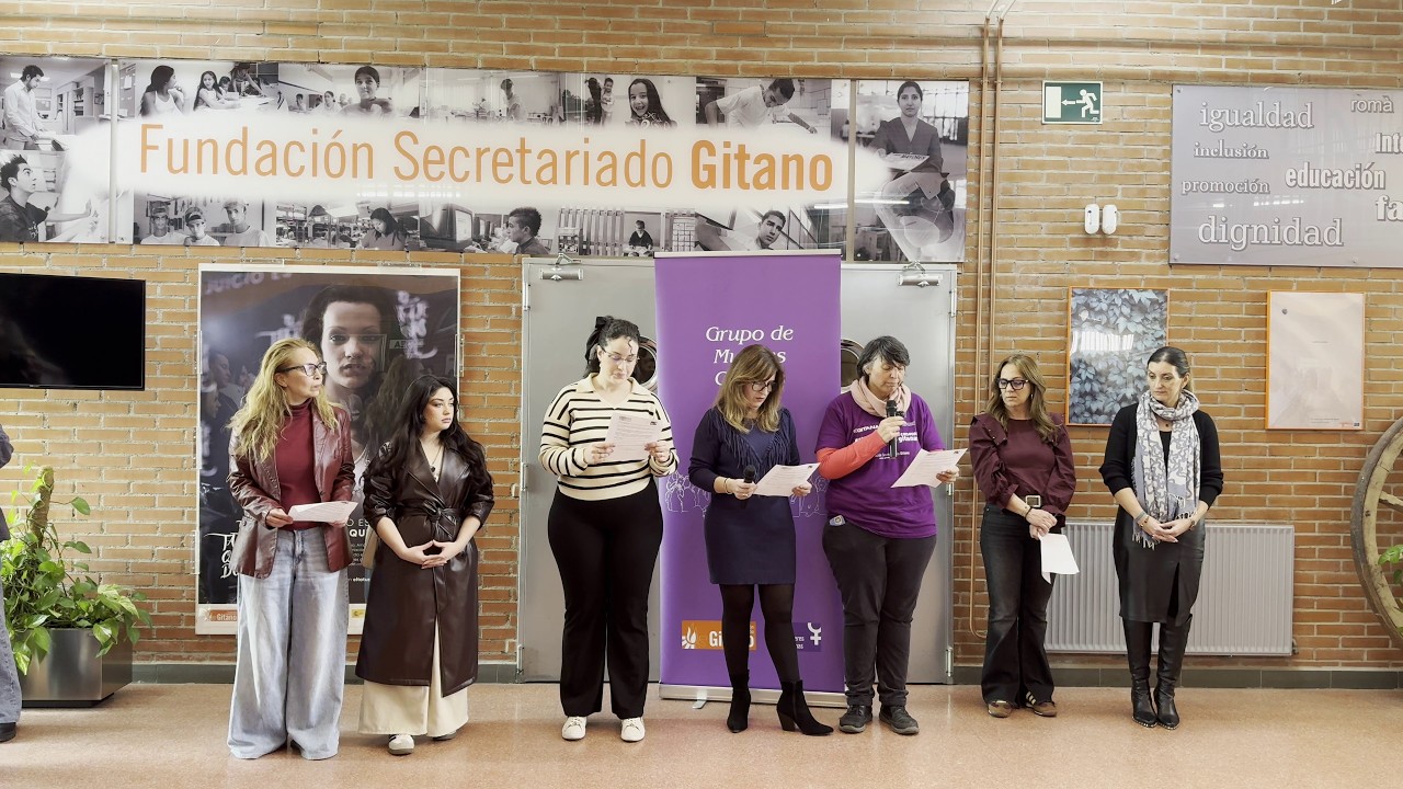 Conmemoración del 8M Día Internacional de las Mujeres Gitanas en la FSG