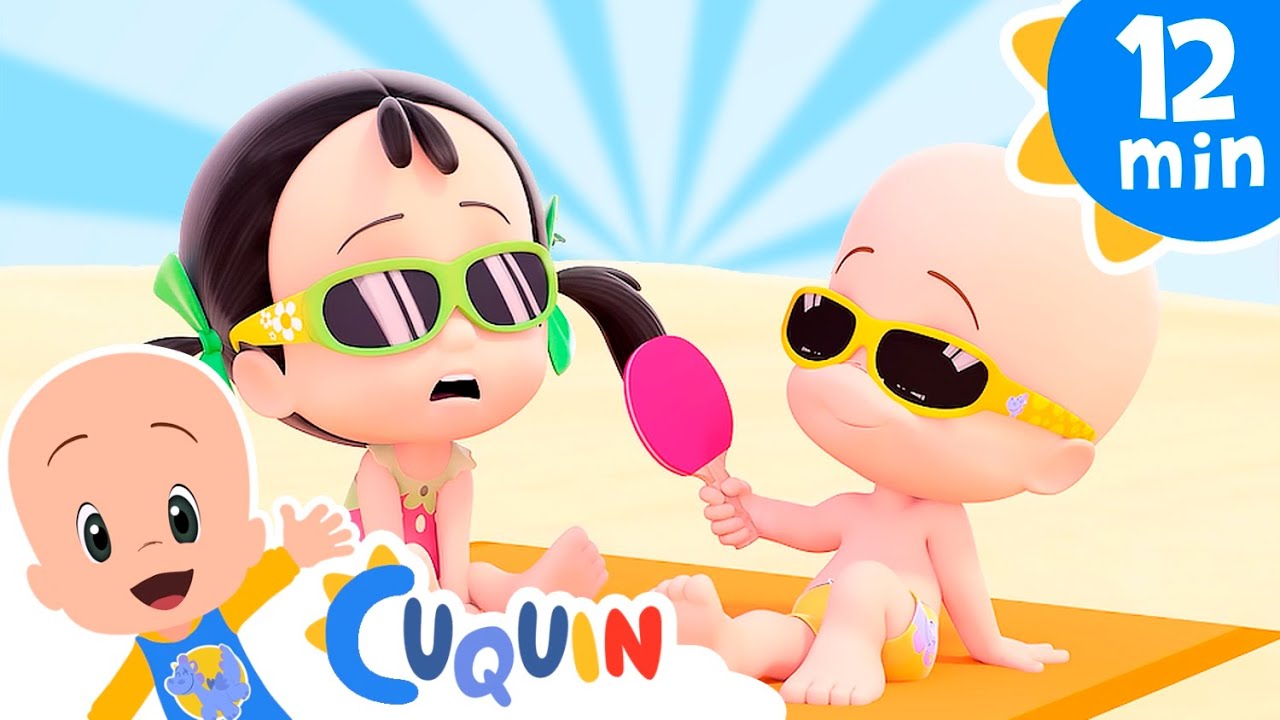 On The Beach: Hot or Cold? | Cleo & Cuquin | Kids