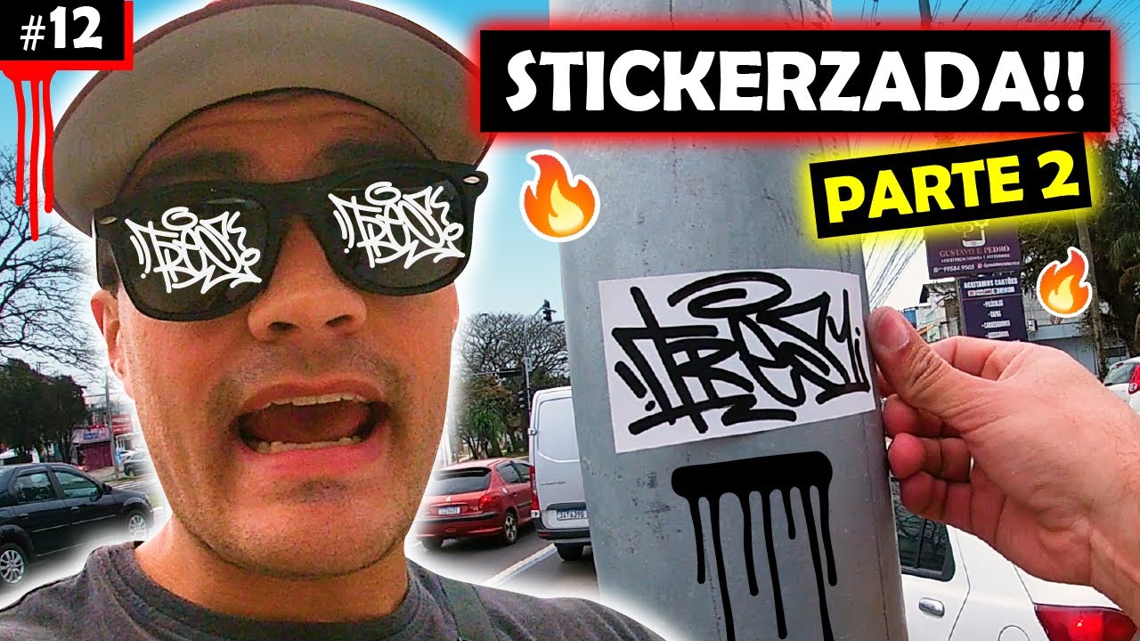 🔥 Colando Sticker na Rua (Part. 2) ✌️ - Tresum na Rua #12 💥