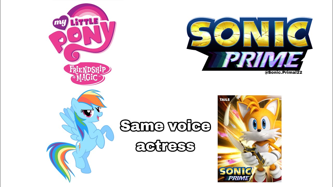 Sonic Prime Voice Actresses in MLP/ EQG part I