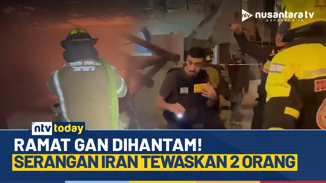 Serpihan Rudal Iran Hantam Ramat Gan, Dua Orang Dilaporkan Tewas | NTV TODAY