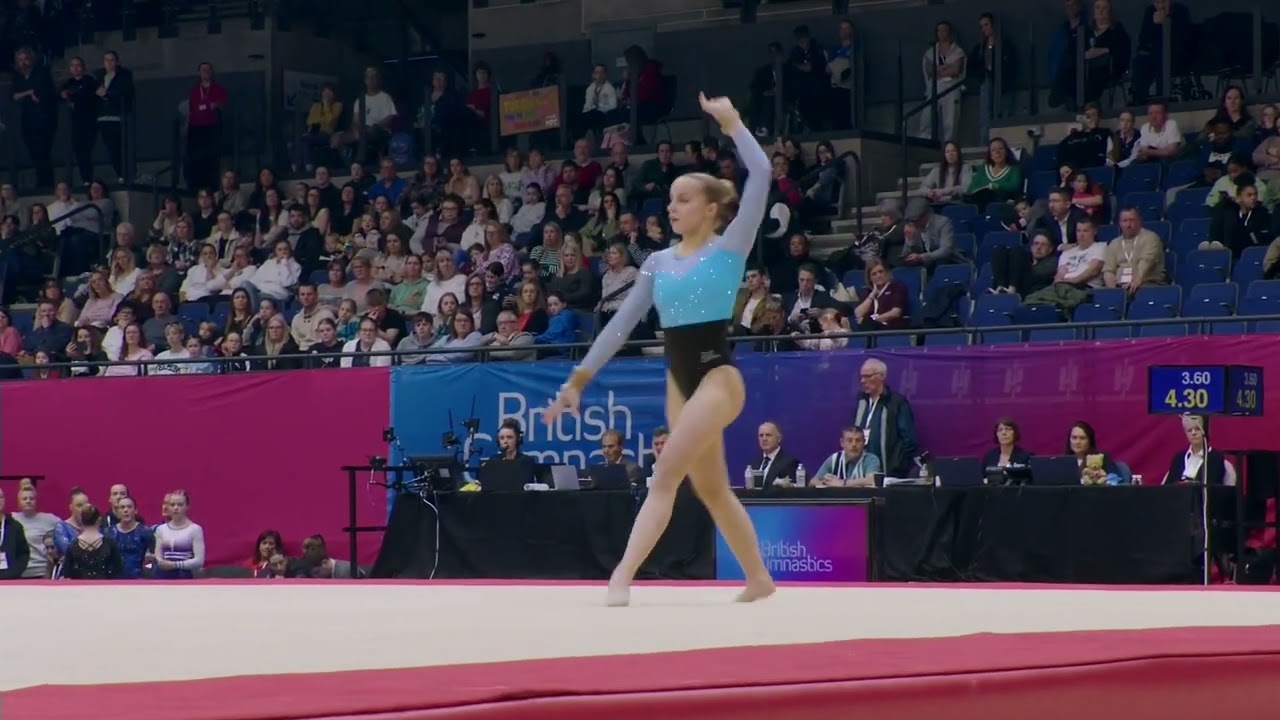 Emily Roper-Floor-BRONZE-WAG Snr App-2024 Gymnastics British Championships
