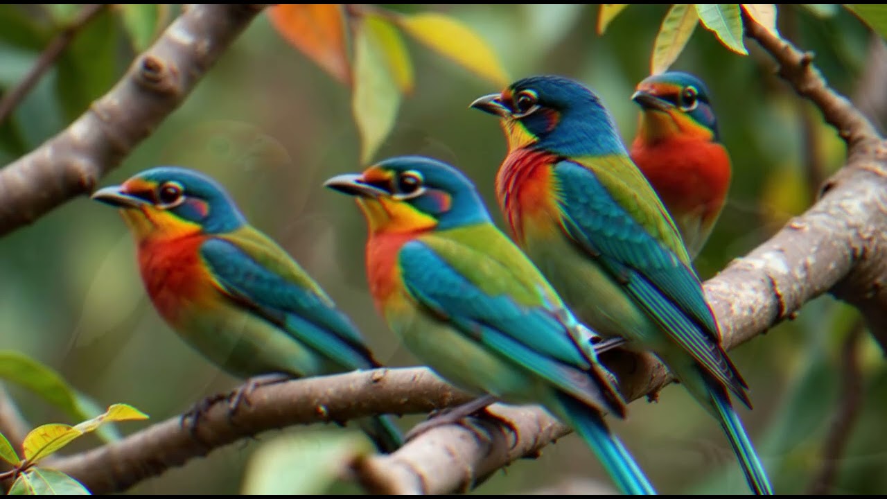 Soft piano tones for deep calm and serenity,Beautiful nature ,Relaxing sounds #relax #birdsong