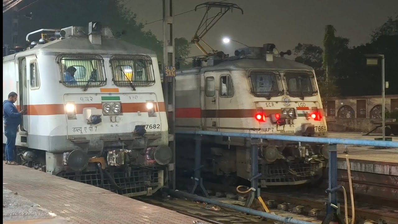 [7 IN 1] AP SHUNTING + LTT SHUNTING + TPTY DOUBLE DECKER SHUNTING + MACHILIPATNAM  PARADEEP SHUNTING