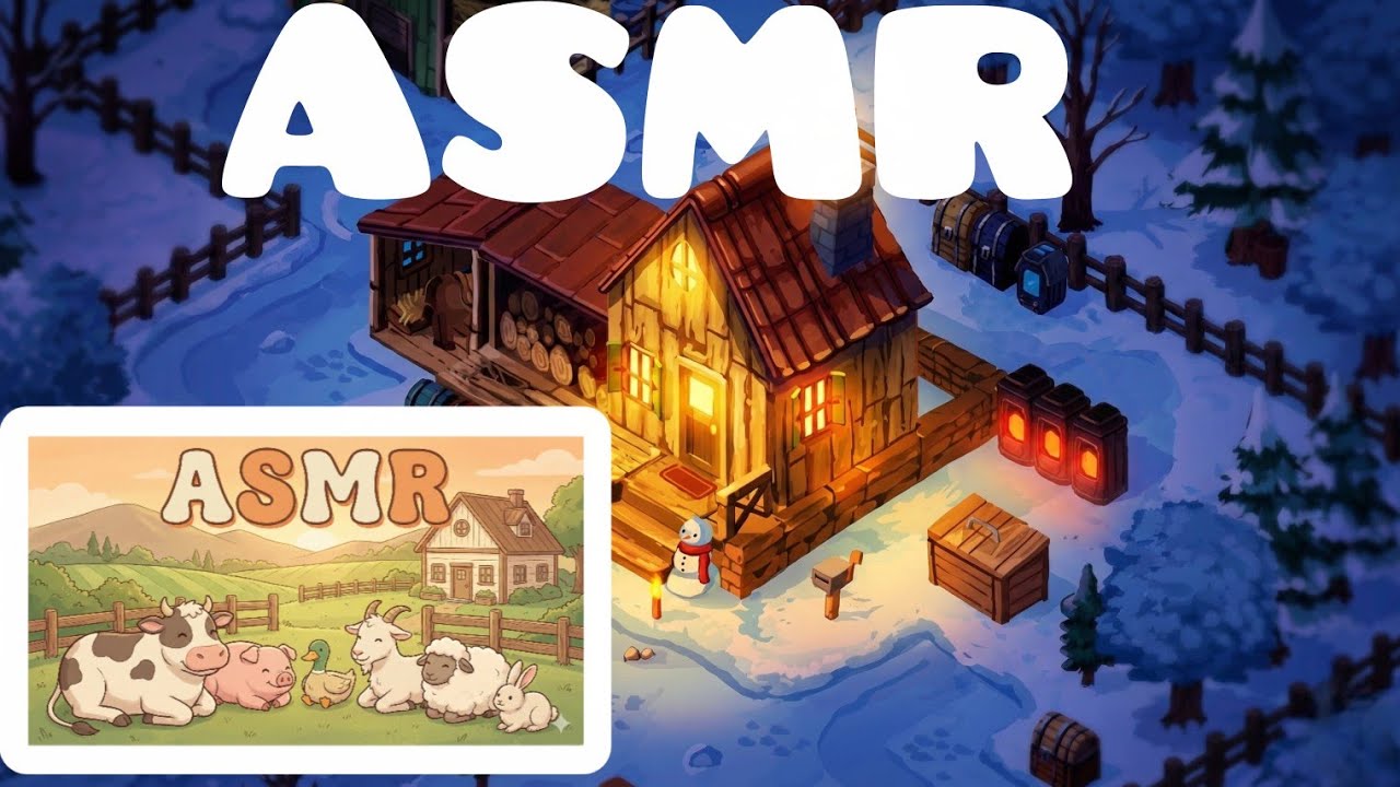 Stardew Valley ASMR 🐄🐖🐥 | Mi granja, mis animales y un momento de calma