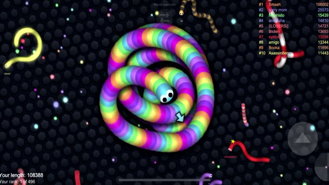Slither.io A.I. 205,000+ Score Epic Slitherio Gameplay #228
