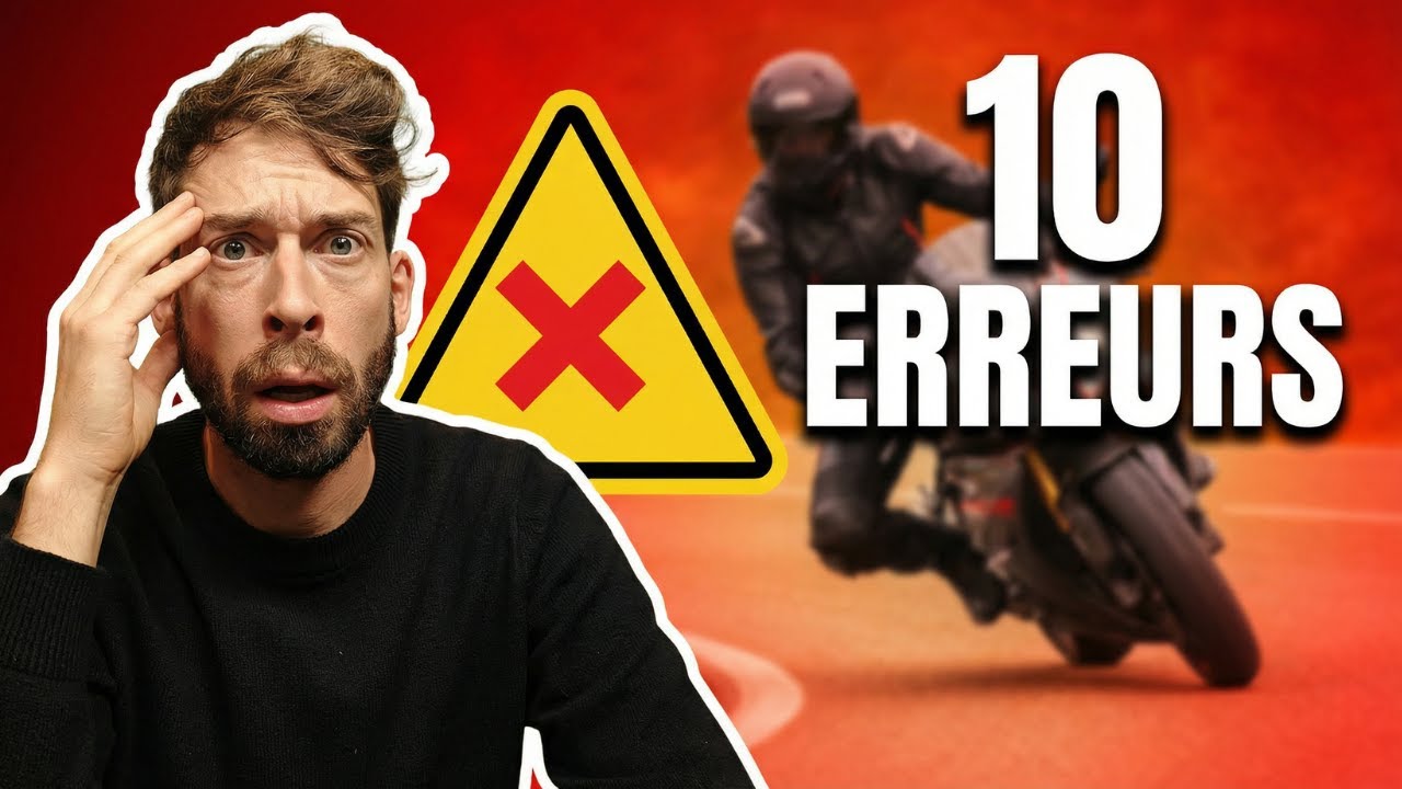 Les 10 Erreurs Qui Font Tomber Les D&eacute;butants &agrave; Moto