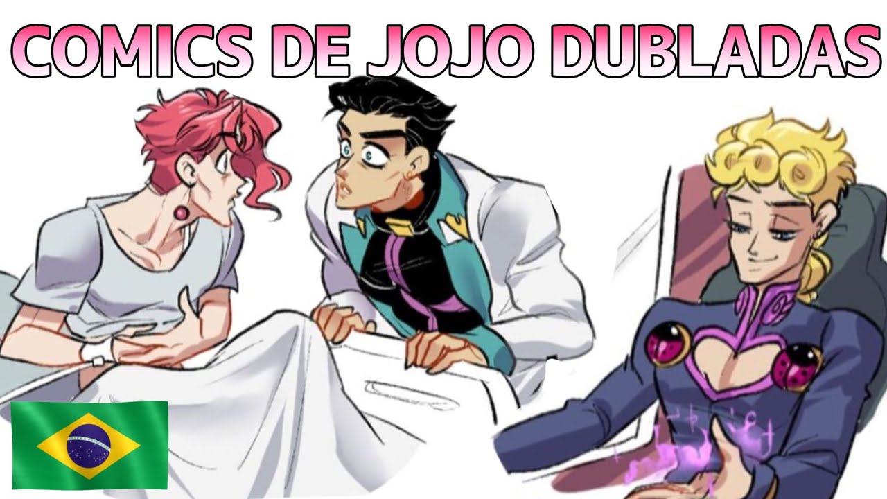 Giorno salvou a vida do Kakyoin - Comics de Jojo dubladas 🇧🇷