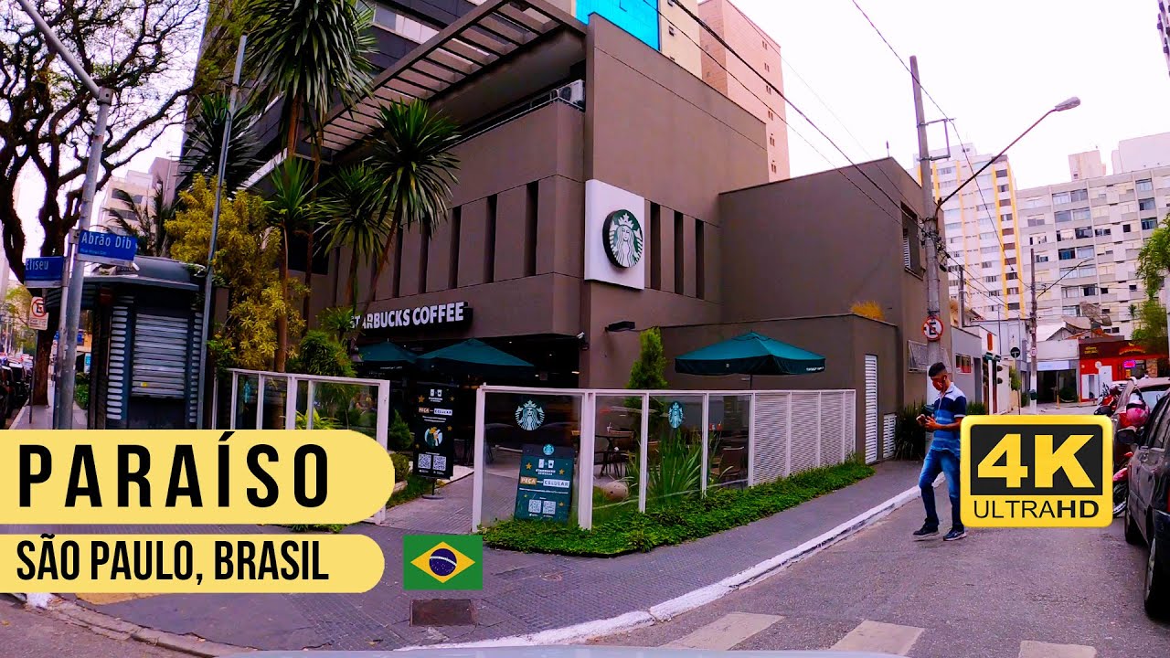 ⁴ᴷ⁶⁰ Driving in Paraiso Neighborhood, São Paulo, Brasil #067
