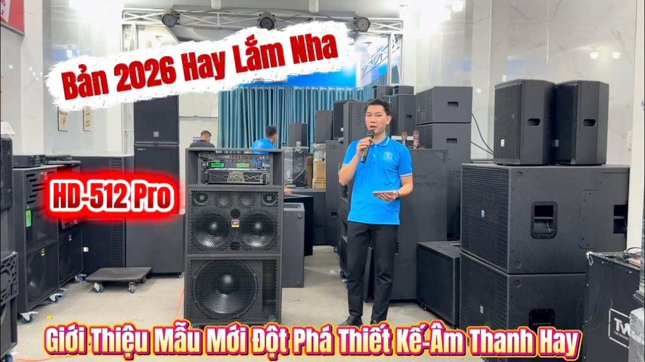 Cộng 10đ Thiết Kế-Âm Thanh Thì Quá Hay”HD-512 Pro Mẫu Mới Bản 2026 Chất Âm Cực Đỉnh,Hát Cực Bay”