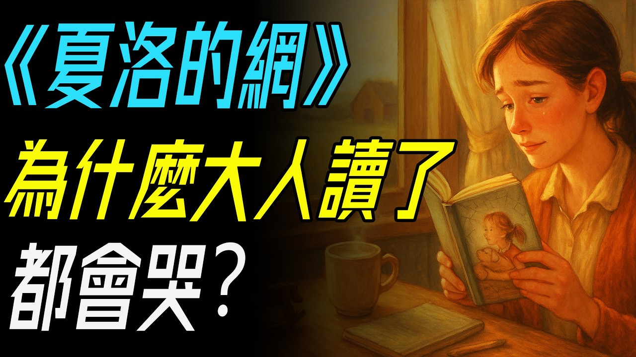 《夏洛的網》真相：為什麼全世界大人讀了都會哭？（你以為是童話，其實是人生）