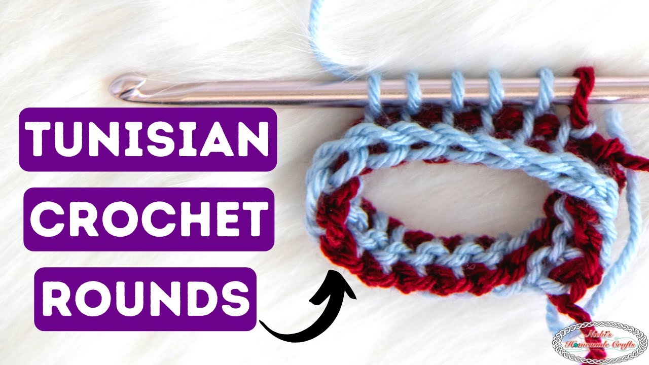 How to Cro-Hook - TUNISIAN CROCHET in the ROUNDS