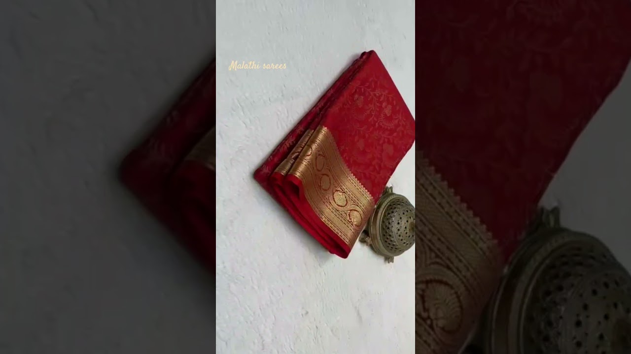 💕 Pure Brocade Mysore Silk sarees 💕120gsm thickness  rich pallu Price : 11800/-Silk mark certified🥰