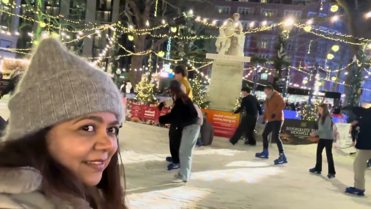 London Christmas light  tour | London ki famous Christmas Lights #travel #travel #indianinlondon 