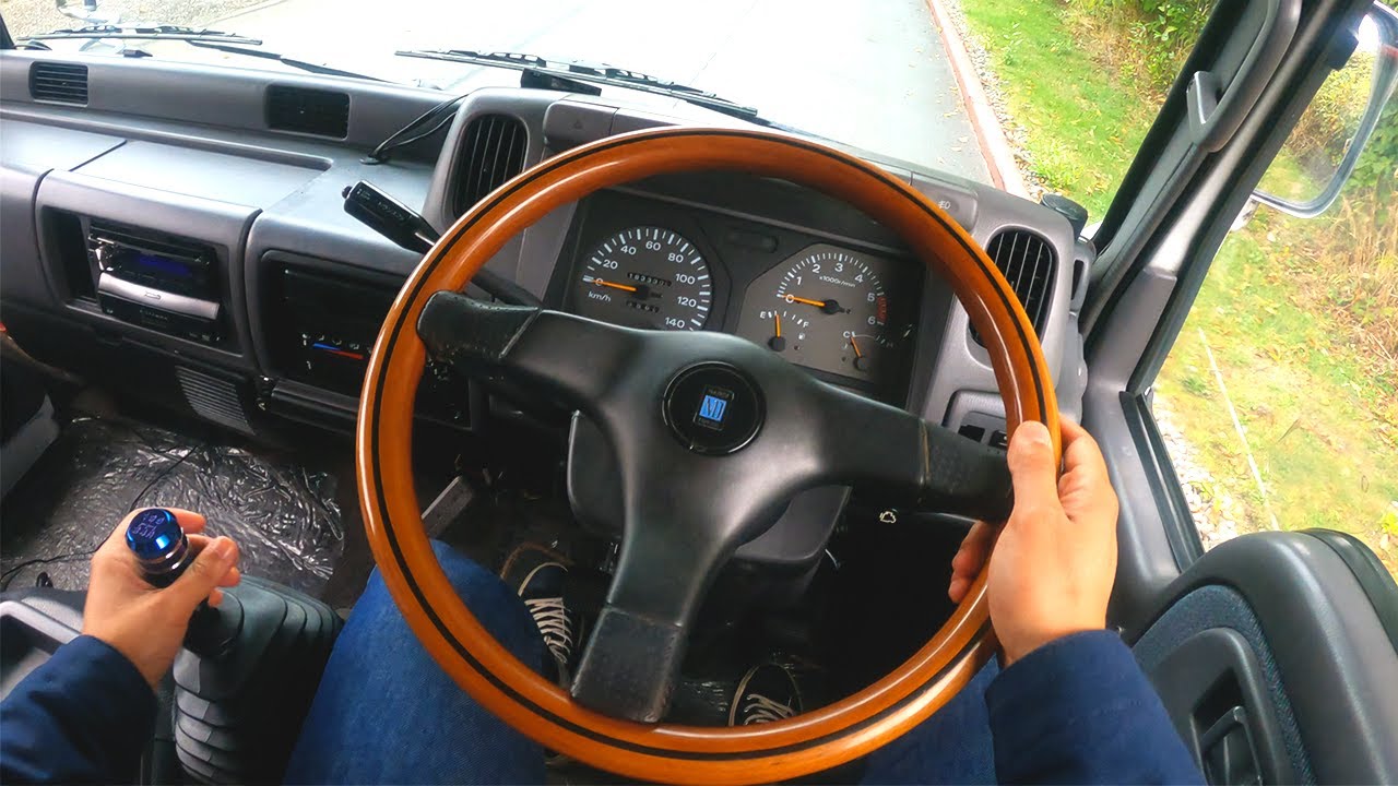 Nissan Atlas EXE 4WD 5MT 1994 года — POV Drive (4K)