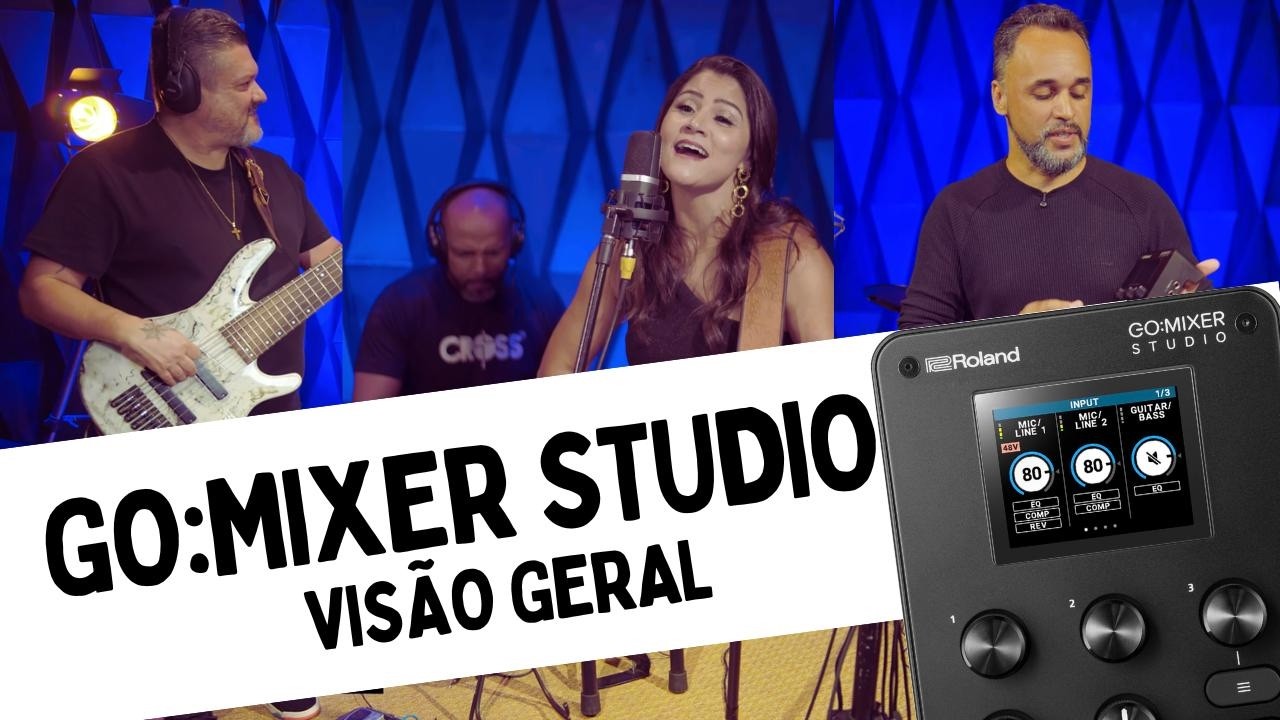 Roland GO:MIXER STUDIO: Pequeno, Poderoso e Cheio de Recursos! Review Completo!