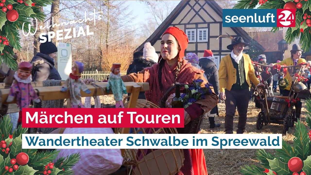Von Frau Holle bis Hänsel und Gretel: Wandertheater Schwalbe war in Lehde unterwegs