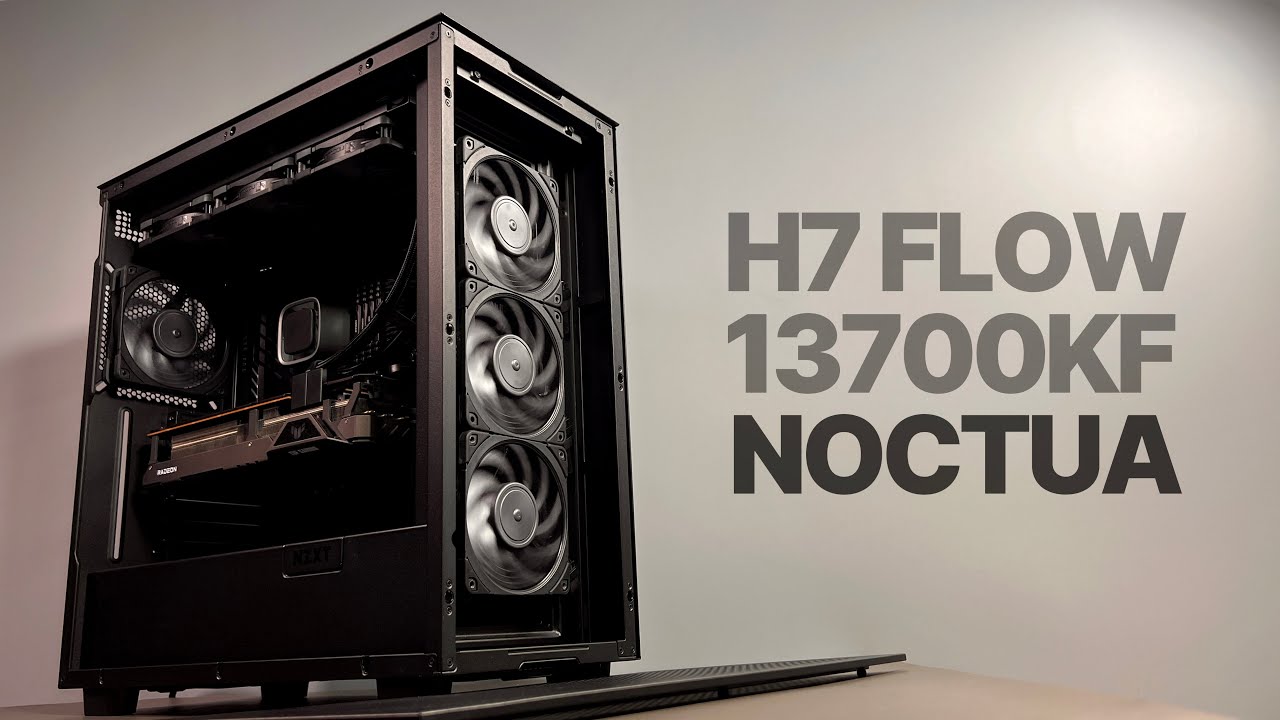 Zero RGB Liquid Cooled 13700K PC Build | NZXT H7 FLOW | Noctua NF-A12x25