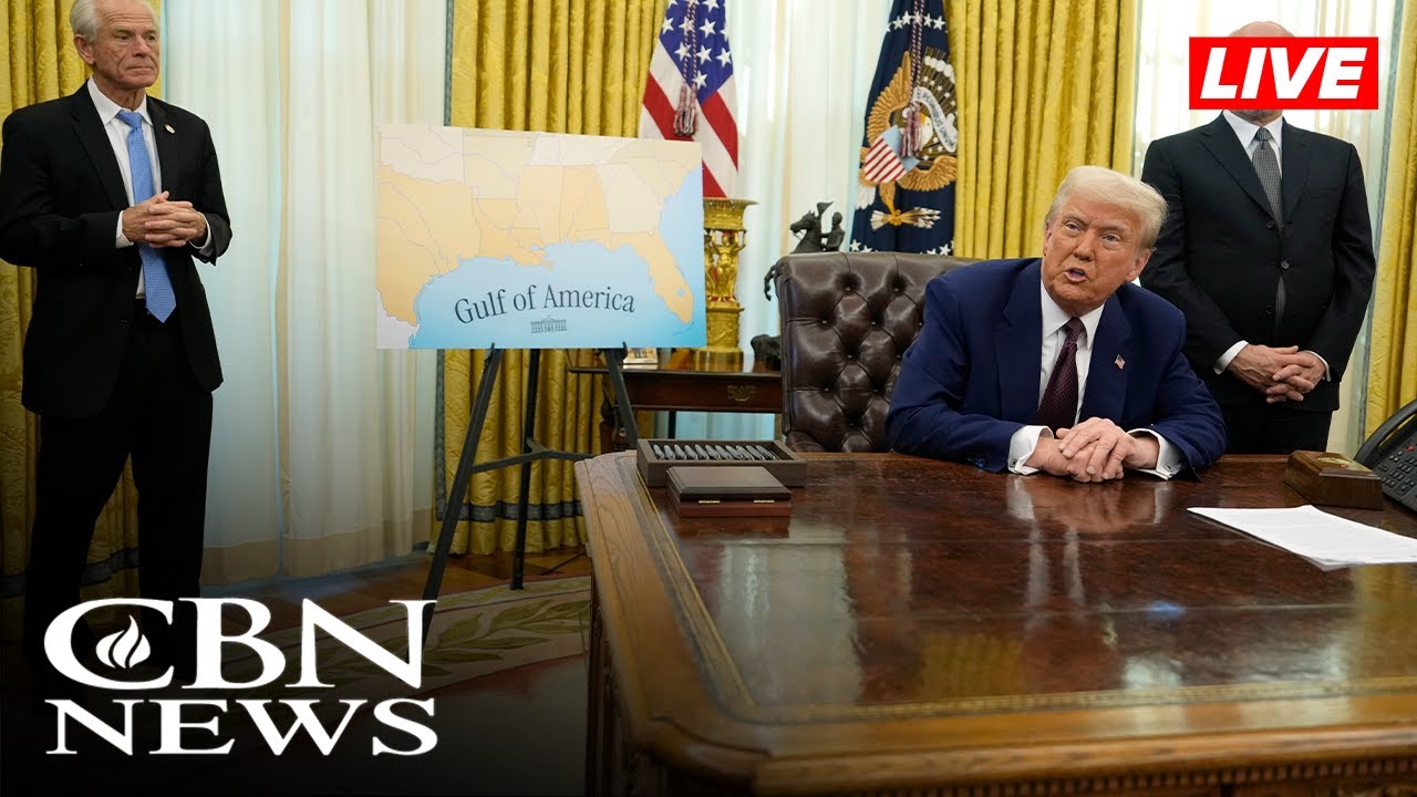 LIVE: Trump Signs Executive Orders from Mar-a-lago | CBN News