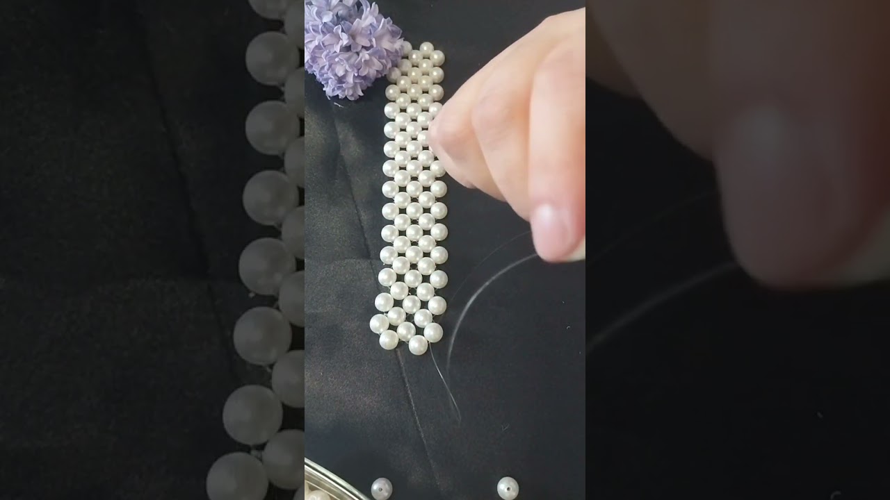 Wie man eine Tasche aus Perlen macht 💖🪷 boncuklardan çanta nasıl yapılır