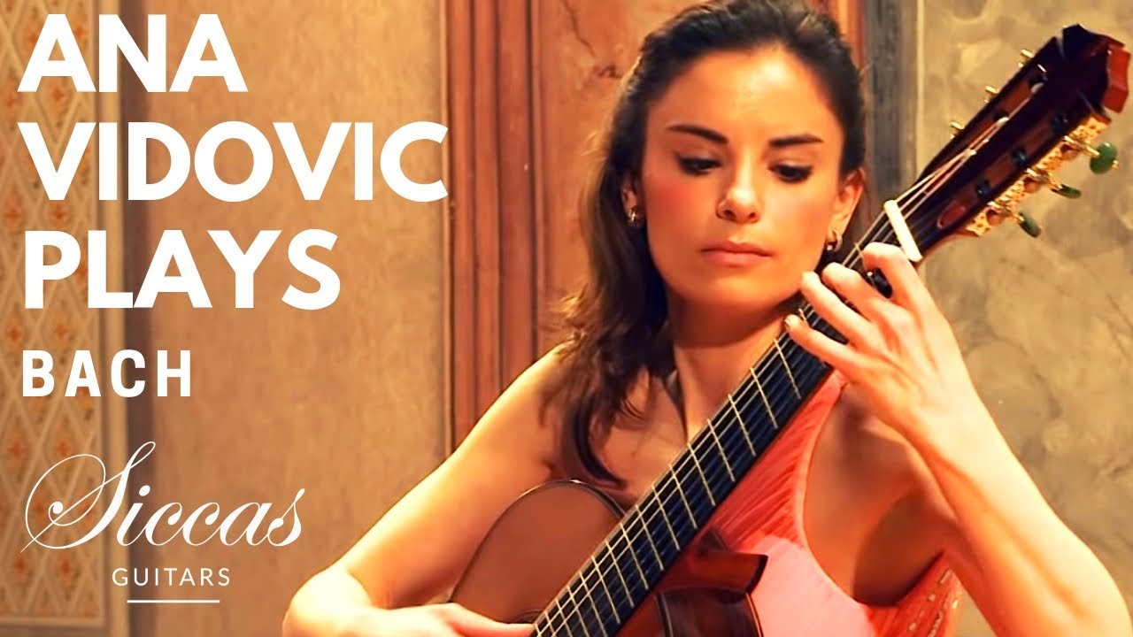 Ana Vidovic plays Prelude BWV 998 by J. S. Bach on a classical guitar – guitare classique - クラシックギター