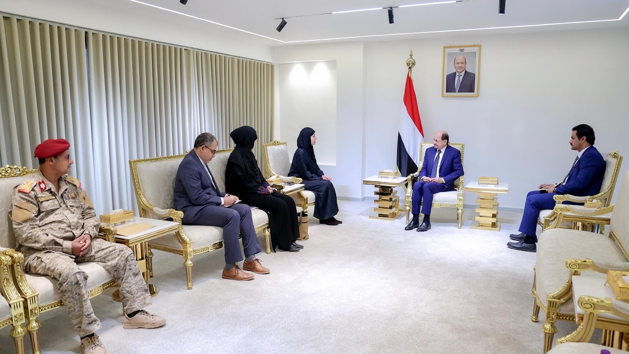 9 3 2026 لقاء دولة رئيس الوزراء برئيسة بعثة اللجنة الدولية للصليب الأحمر في اليمن