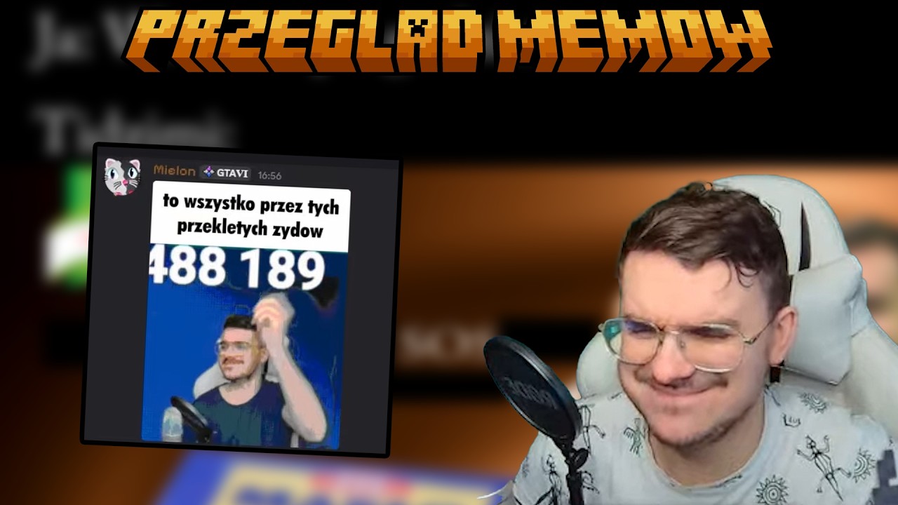 Tidzimi robi PRZEGLĄD MEM&Oacute;W na jego discordzie!