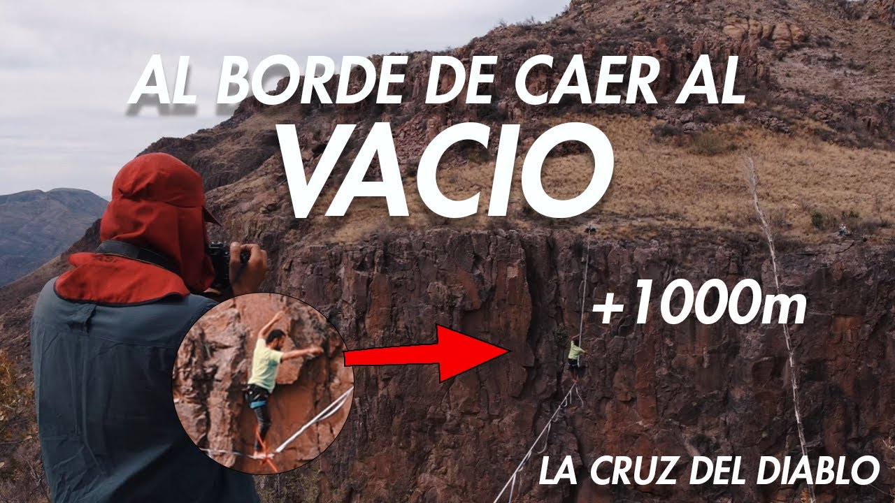 AL L&Iacute;MITE DEL VAC&Iacute;O! Highline en la CRUZ DEL DIABLO del DESIERTO de SONORA | Aventura EXTREMA