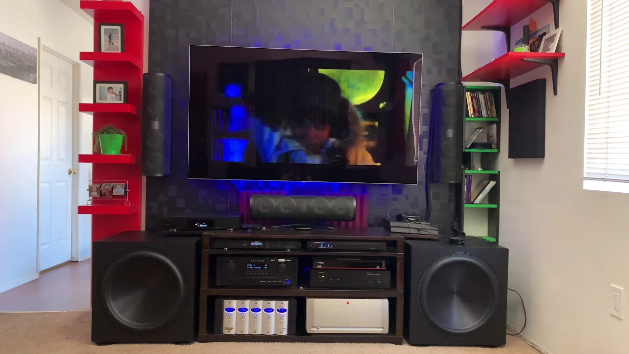Rythmik F18 Servo Subwoofer Dolby Atmos Home Theater System Godzilla King of the Monsters