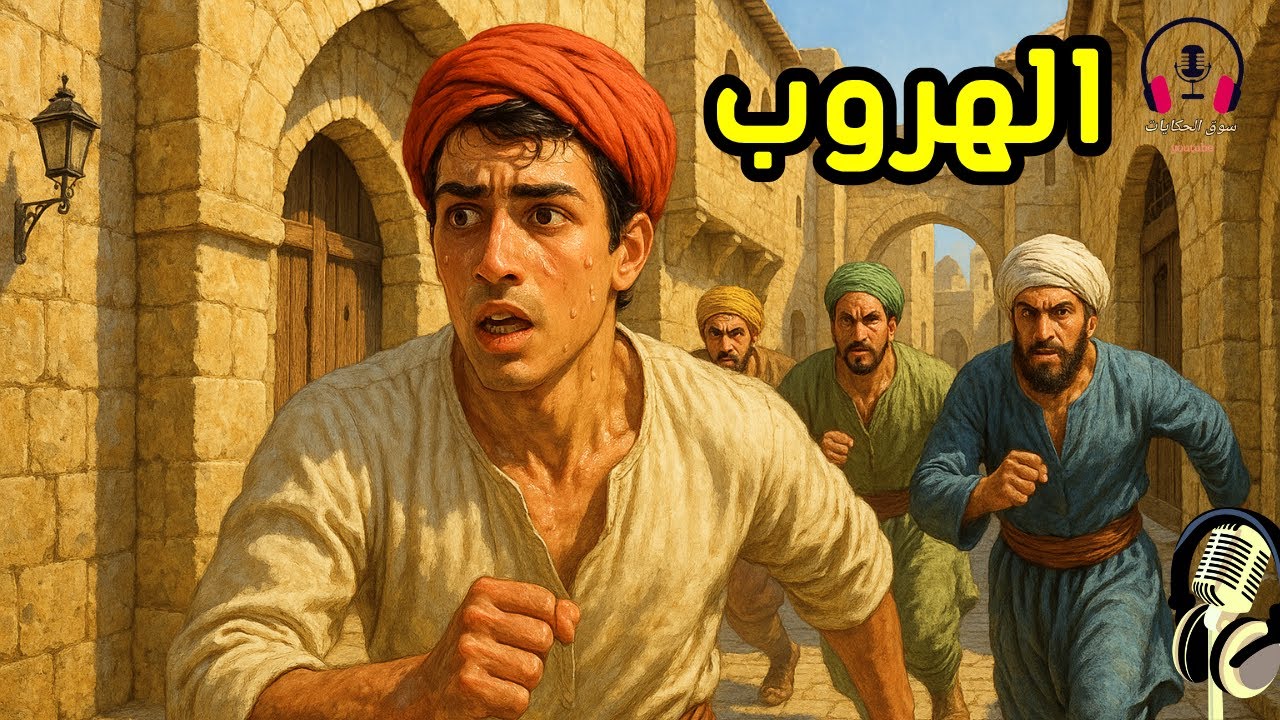 قصة الهروب، من القصص المشوقة الملهمة قبل النوم، ضع السماعات واستمع، سوق الحكايات والقصص