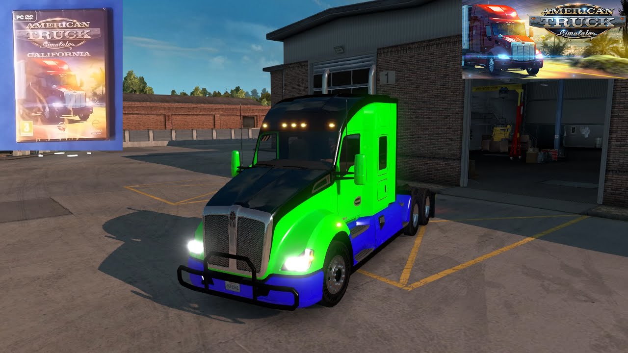 (ATS) American Truck Simulator 2016 Video Game Unboxing-Overview+RAW Gameplay Montage HD 1080P