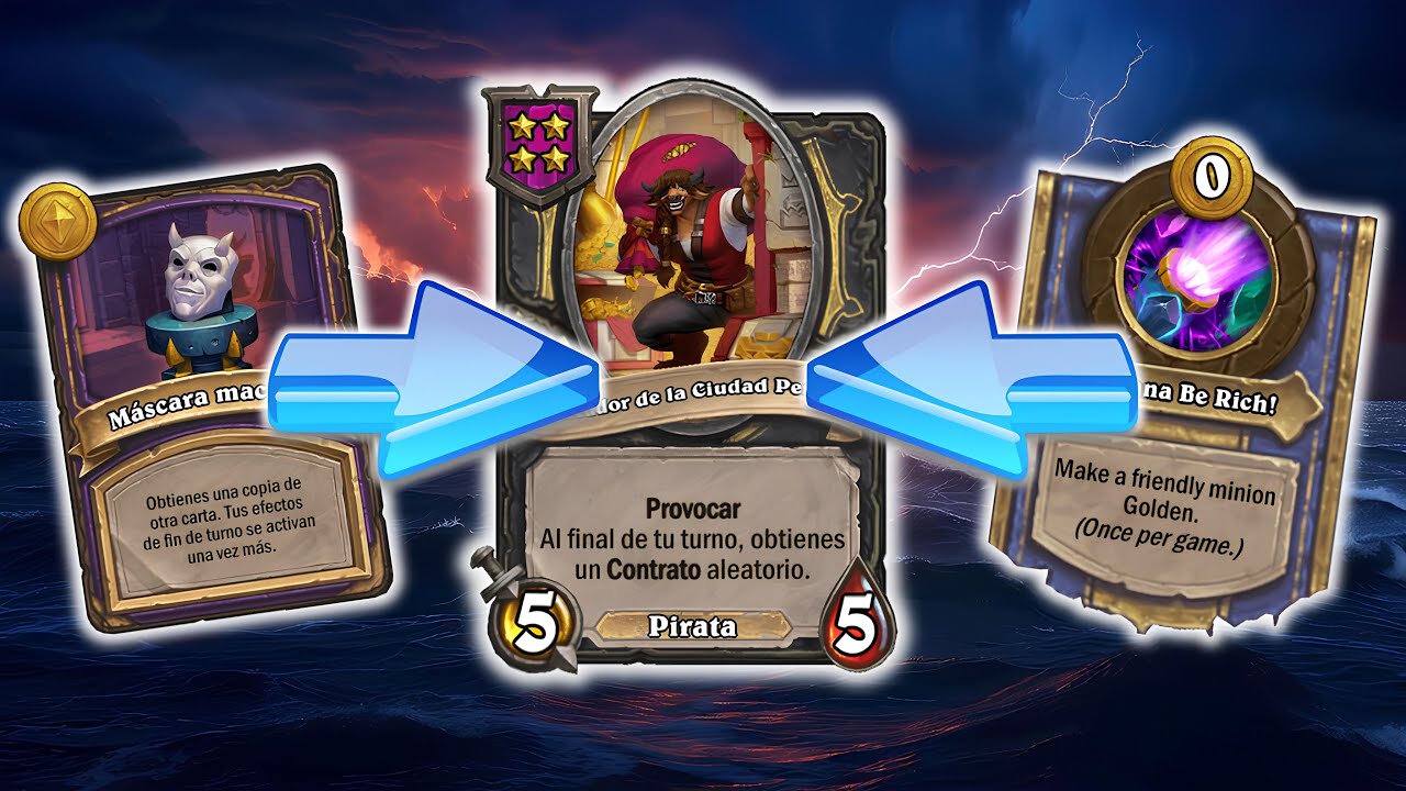 No es el Mayor Highroll de mi vida, pero... ¿TOP 1 EASY? 🏴‍☠️ #Hearthstone #Battlegrounds 🎴