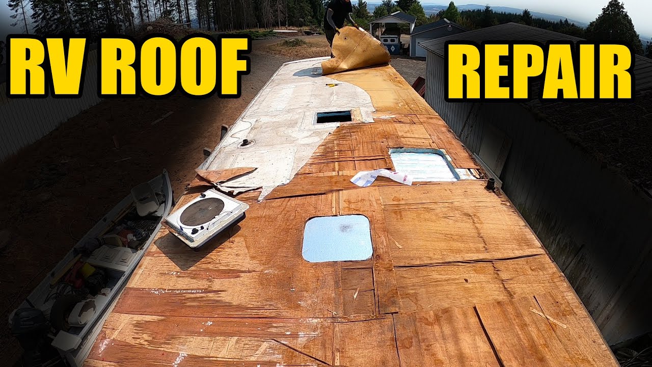 RV Roof Repair - '89 Winnebago