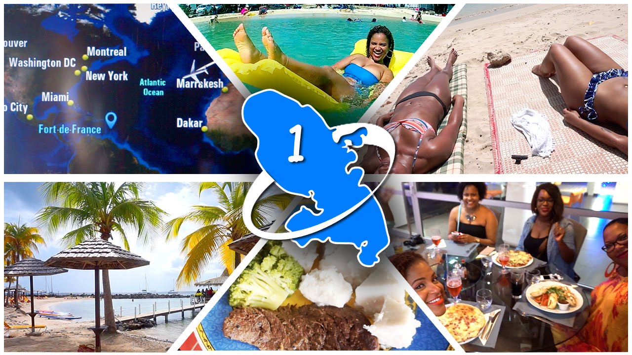 [VLOG EN MARTINIQUE 2015] ep.1 - Arrivée, 1er bain de mer et Rencontre Youtubeuses