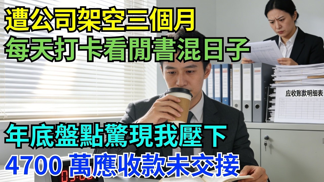 坐等我主動離職？被架空三個月我依舊按時打卡，年底盤點才知我藏著 4700 萬應收款#為人處世#生活經驗#職場#爽文