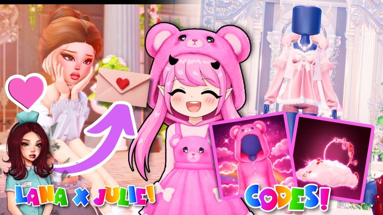 NUEVOS CODES de SAN VALENTIN 2026 +LA CARTA DE AMOR DE LANA en DRESS TO IMPRESS Roblox