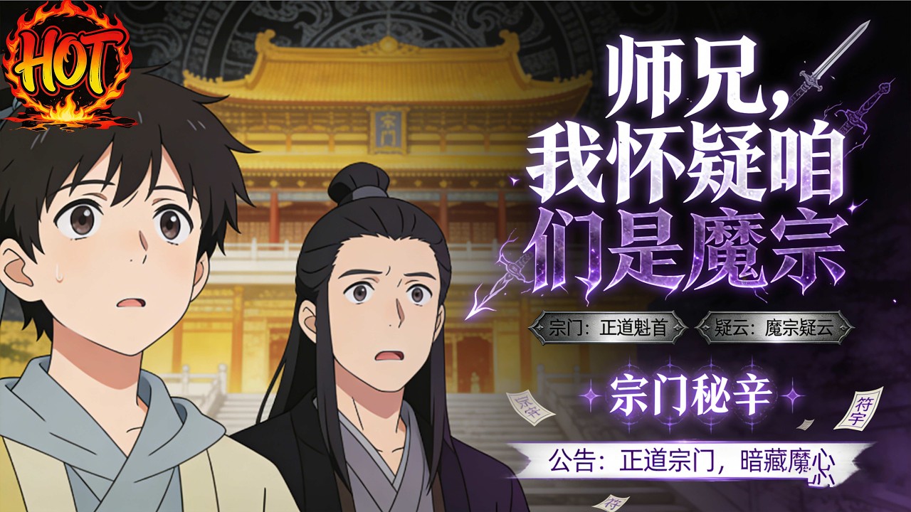 ✨【强推】《师兄，我怀疑咱们是魔宗》第1~60集丨林烨穿越成玄黄宗宗主，绑定无上魔道系统，收徒培养成女帝即可共享实力#穿越 #末世 #异能 ##动态漫画# 漫野推文