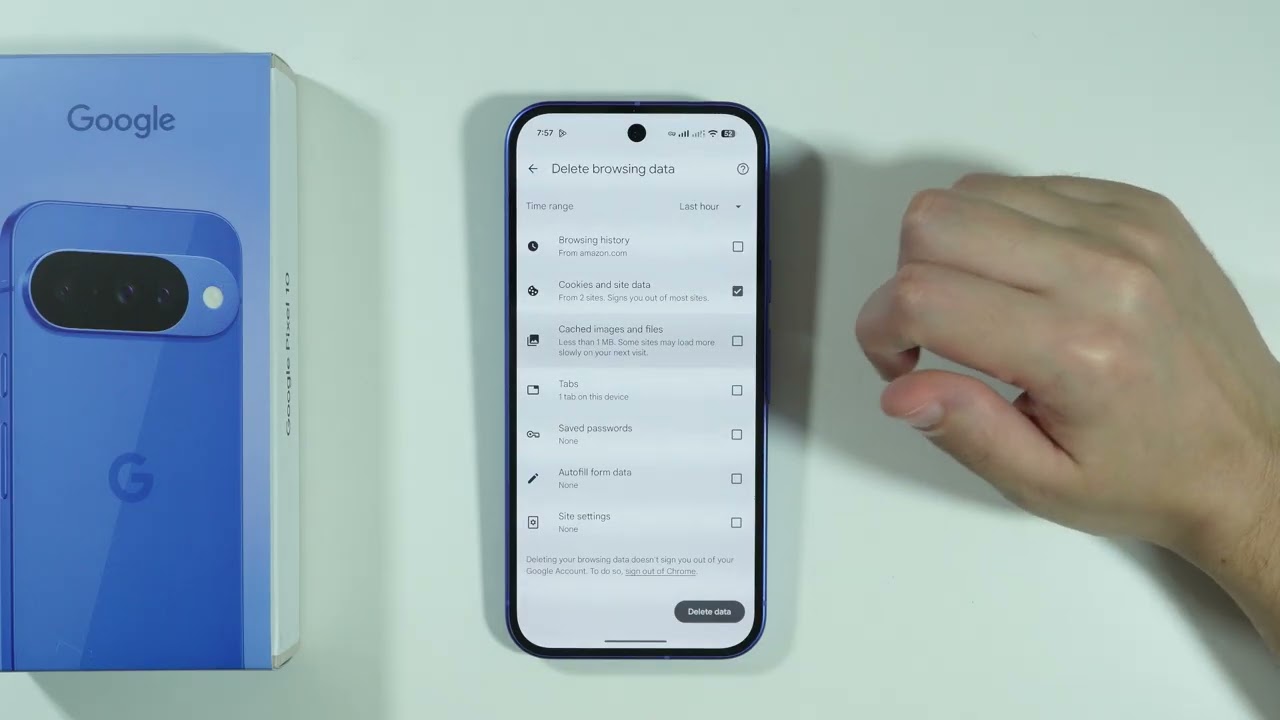 Google Pixel 10: How to Clear Cookies and Site Data in Browser