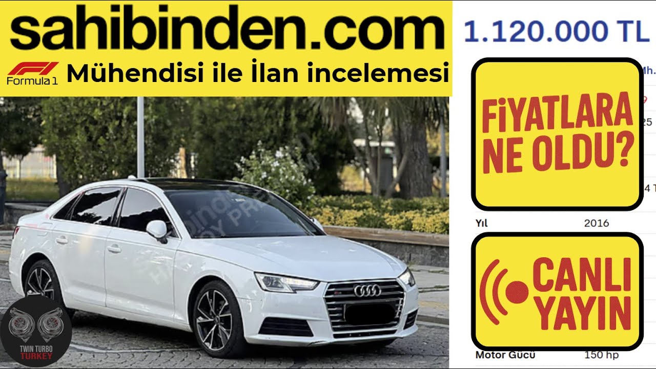 Zam Sonrası Piyasa Analizi ! Ücretsiz Sahibinden İlan incelemesi! Twin Turbo Turkey