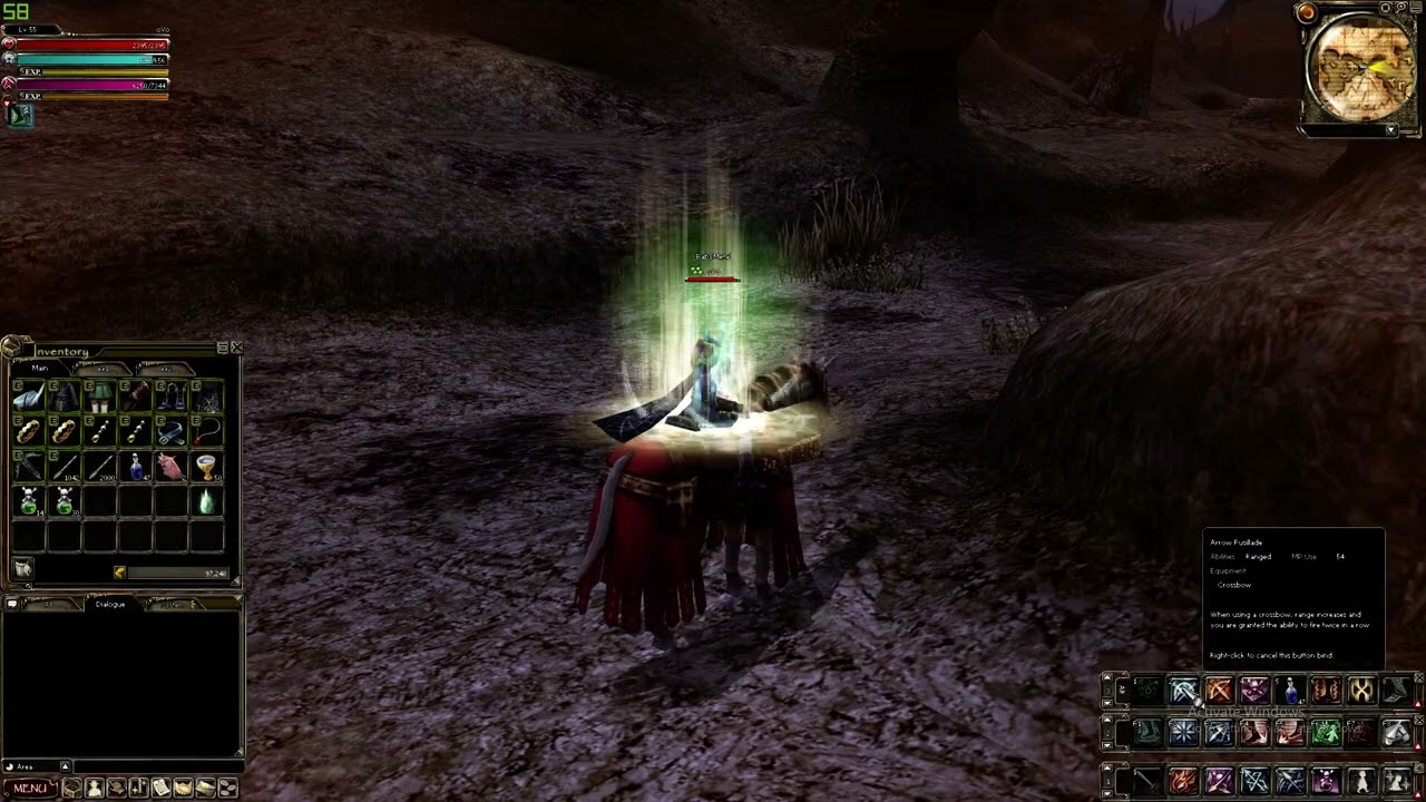 Pandora Saga - Hunter running around muldia