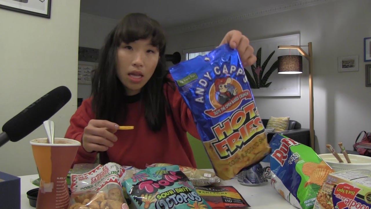 Gas Station MUKBANG - Eunice Eating Feast on Web Show