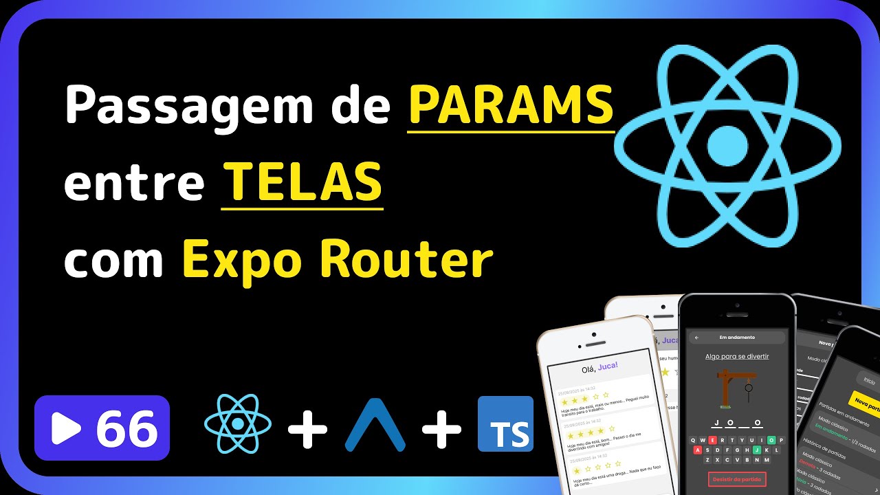 Curso base de React Native 2025: #66 - Refatoração nas rotas para incluir o gameId como parâmetro