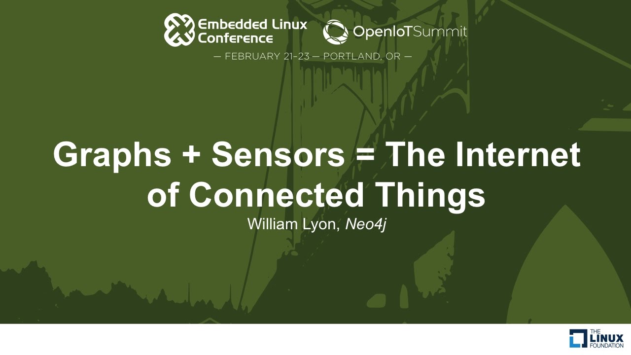 Graphs + Sensors = The Internet of Connected Things - William Lyon, Neo4j
