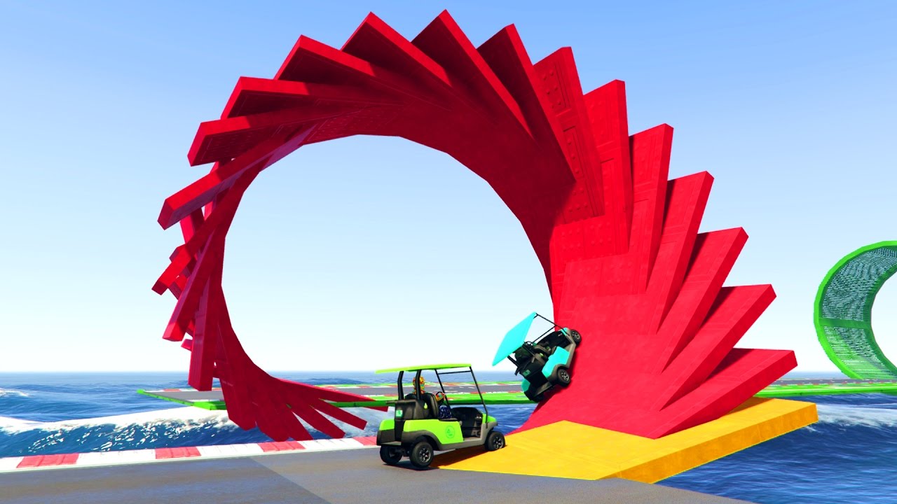 CADDIE PARKOUR WATER - GTA 5 ONLINE