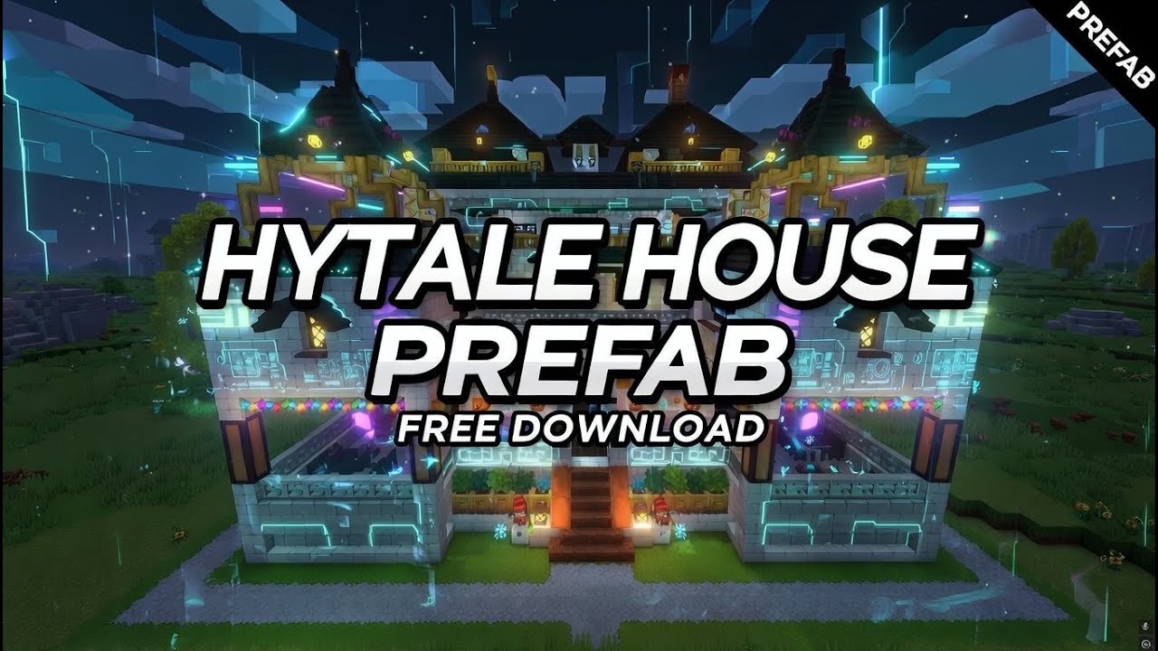 Hytale #4 House Modern Deluxe | Casa Moderna de Lujo | Prefabs